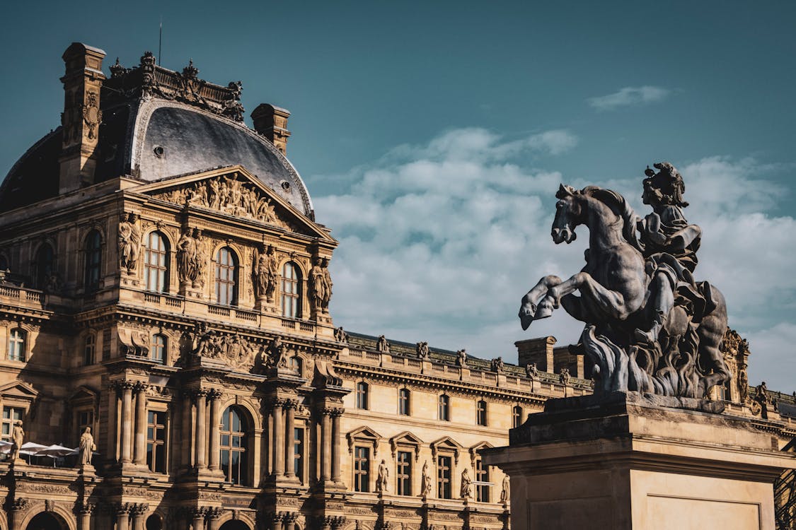 Historic mansion architecture of a Paris museum - hôtel particulier architecture