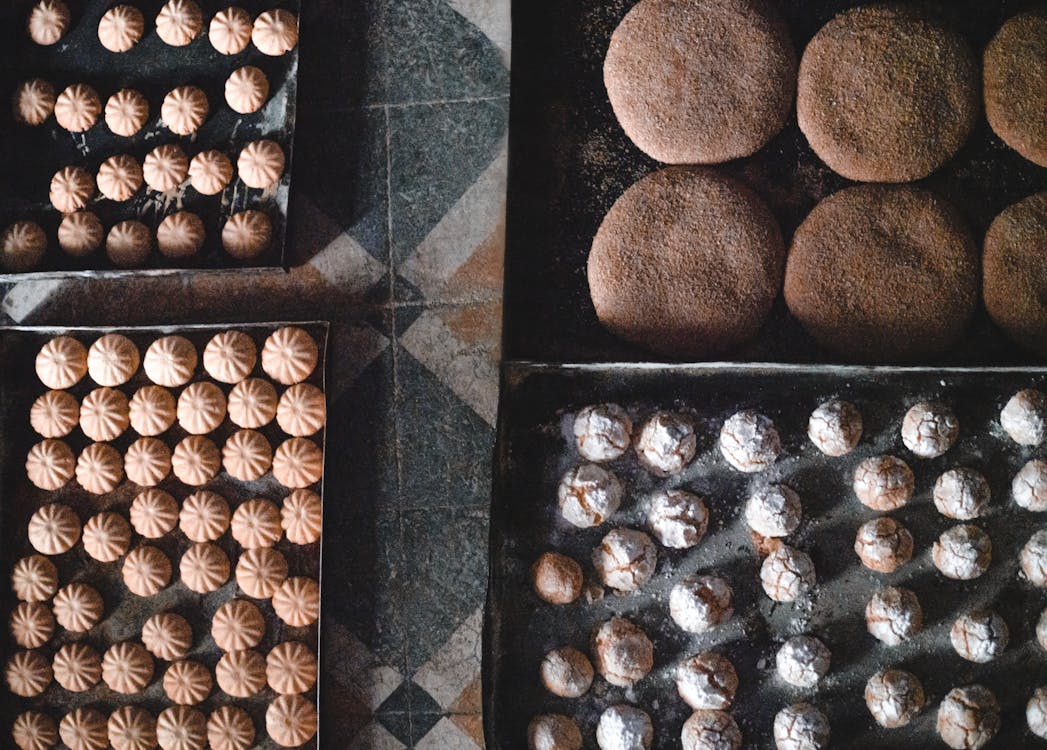 Traditional Moroccan desserts and sweet treats among the best local foods to try in Morocco