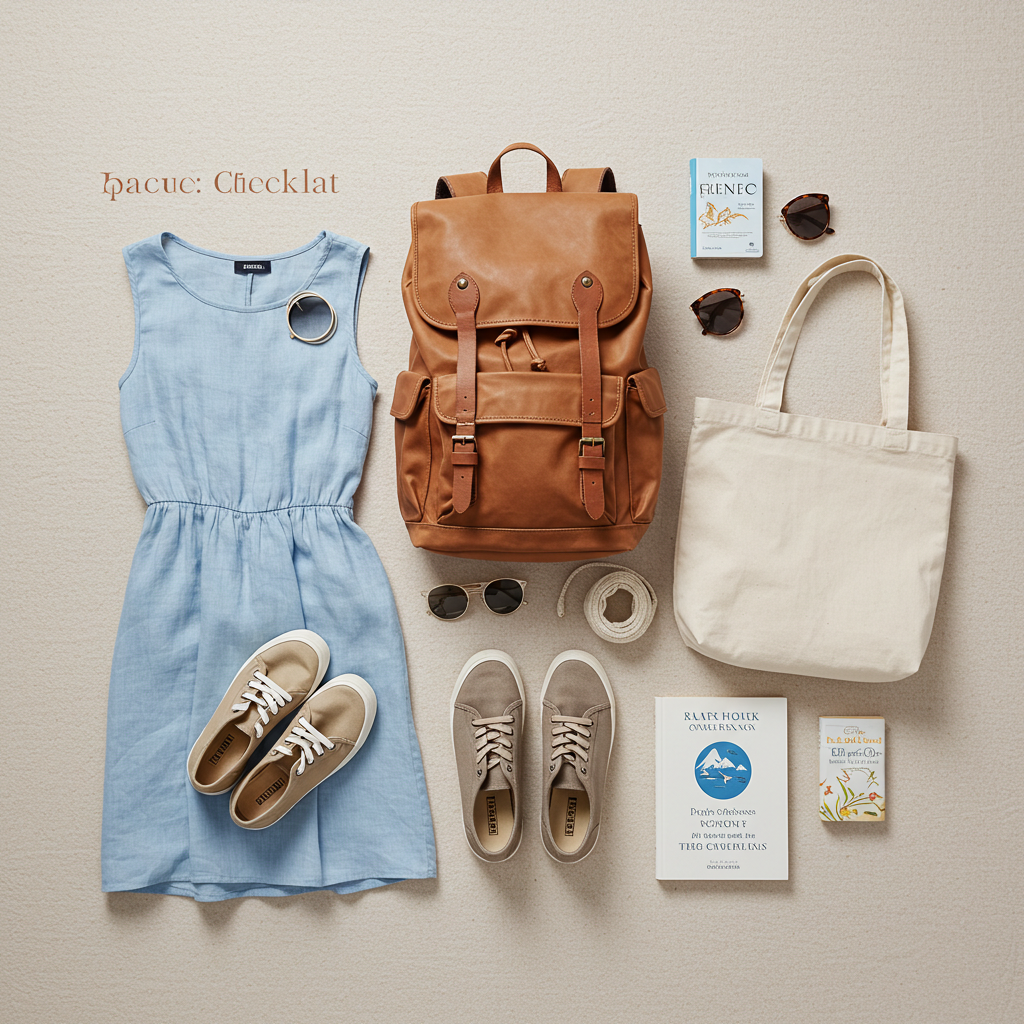 Packing essentials for a 4-5 day itinerary for discovering Greece's islands