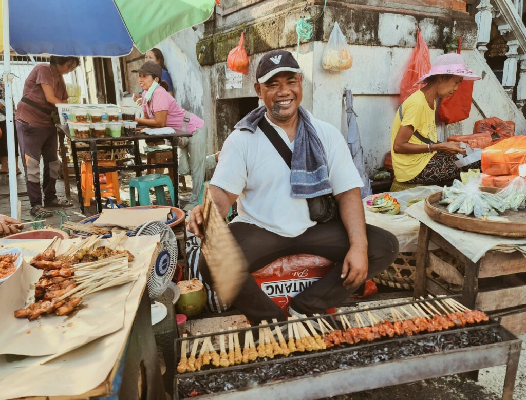 Street food market in Bali