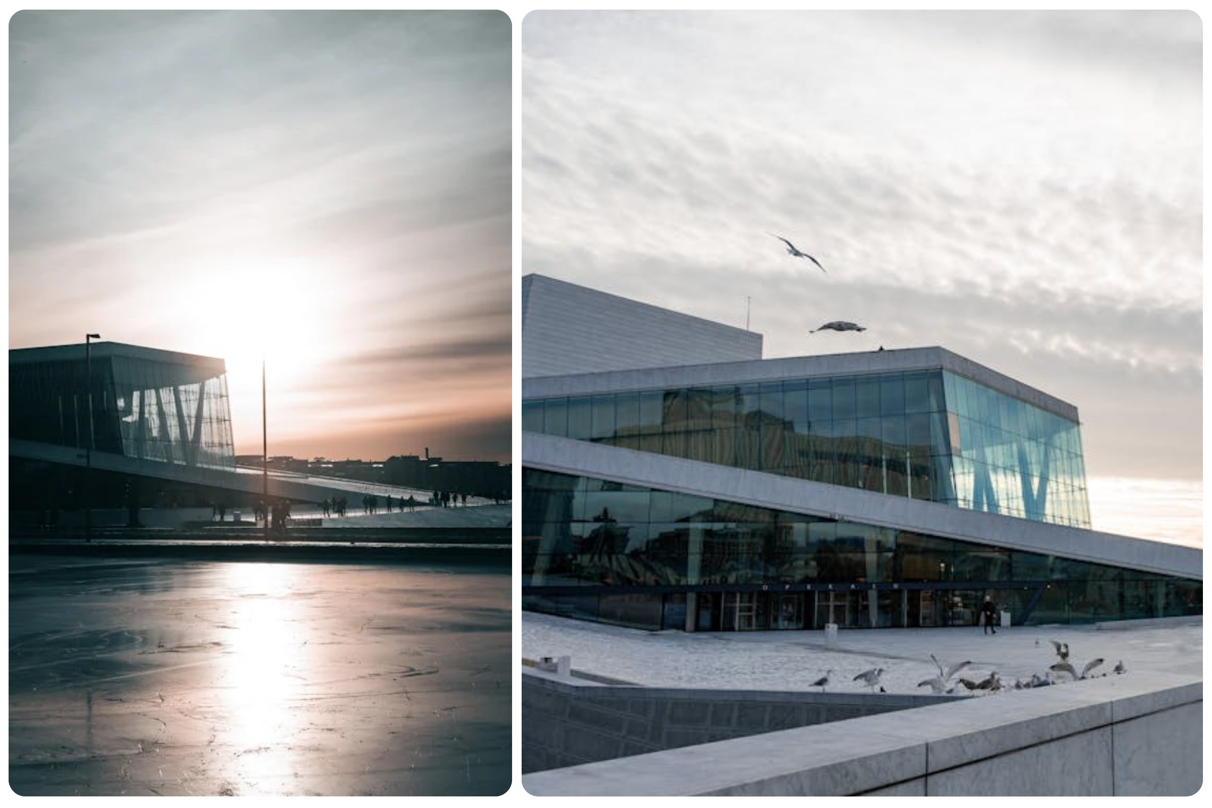 Best places to visit in Norway - Oslo's striking Opera House and urban landscape