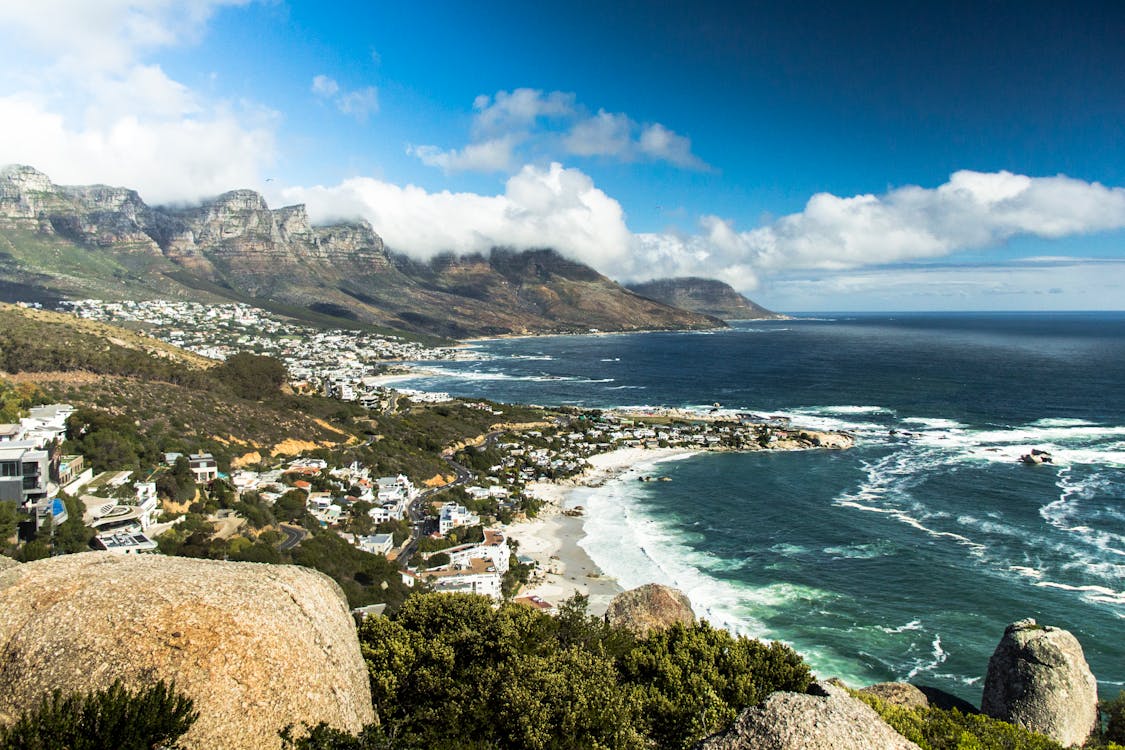 Things to do in Cape Town - Camps Bay beach with mountain backdrop