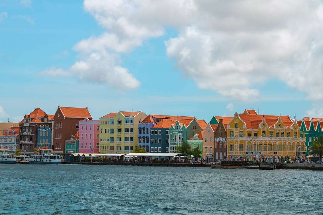 Colorful Dutch colonial architecture in Willemstad