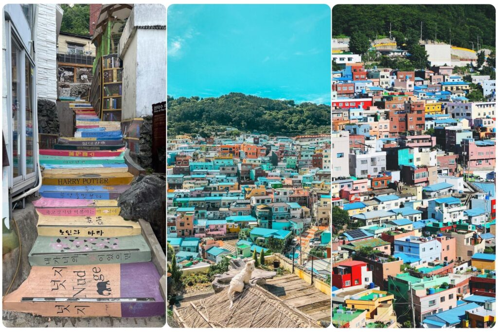 Colorful houses of Gamcheon Culture Village