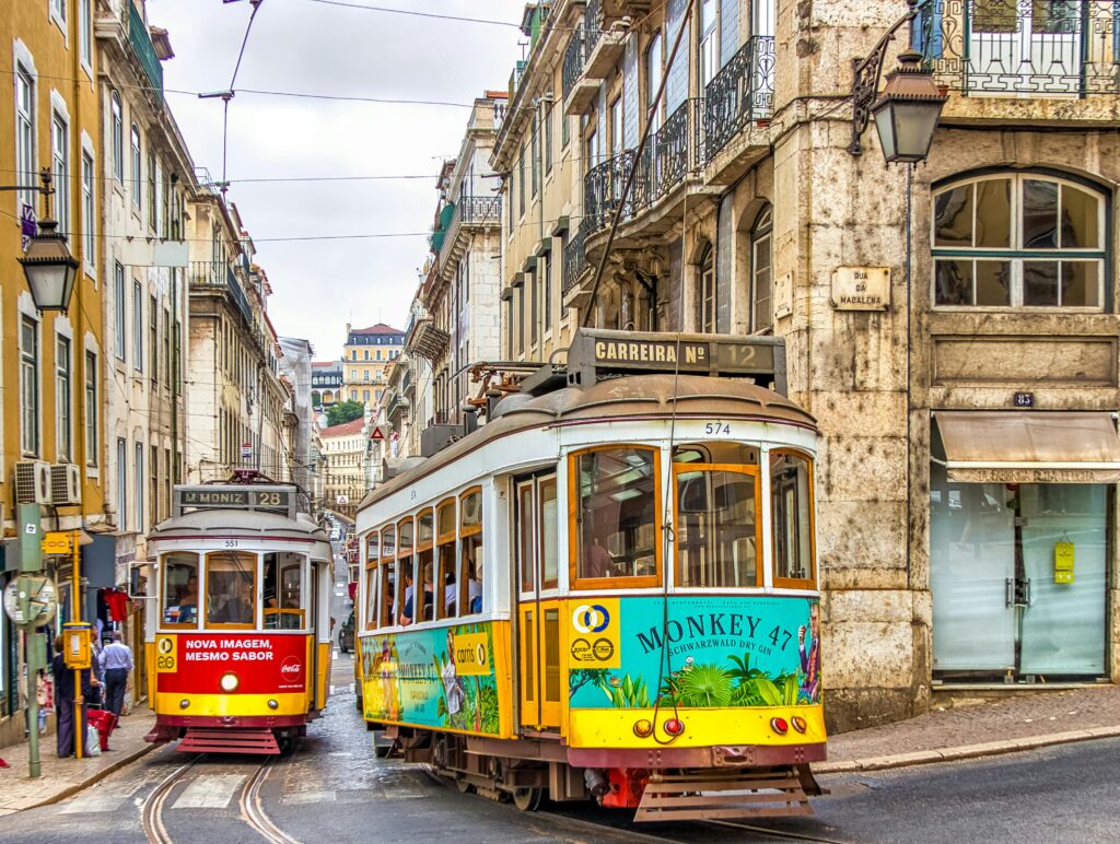 Vibrant streets of Lisbon, one of the best destinations to visit in May
