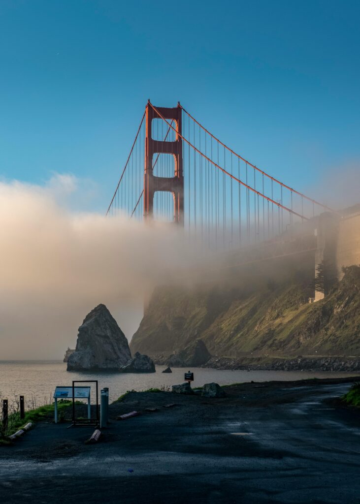 Golden Gate Bridge in San Francisco for a US cultural experience