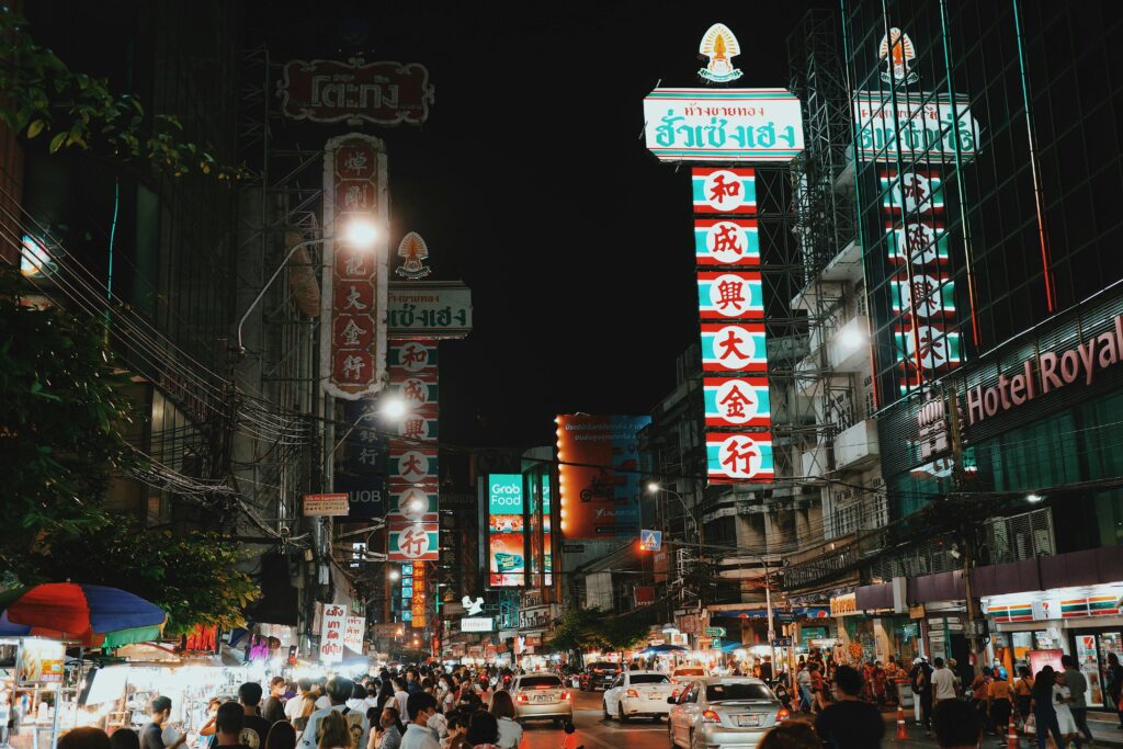 Khao San Road - best areas for backpackers to stay in Bangkok