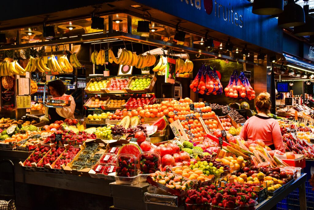 La Boqueria market - Best place to visit in Spain for food markets