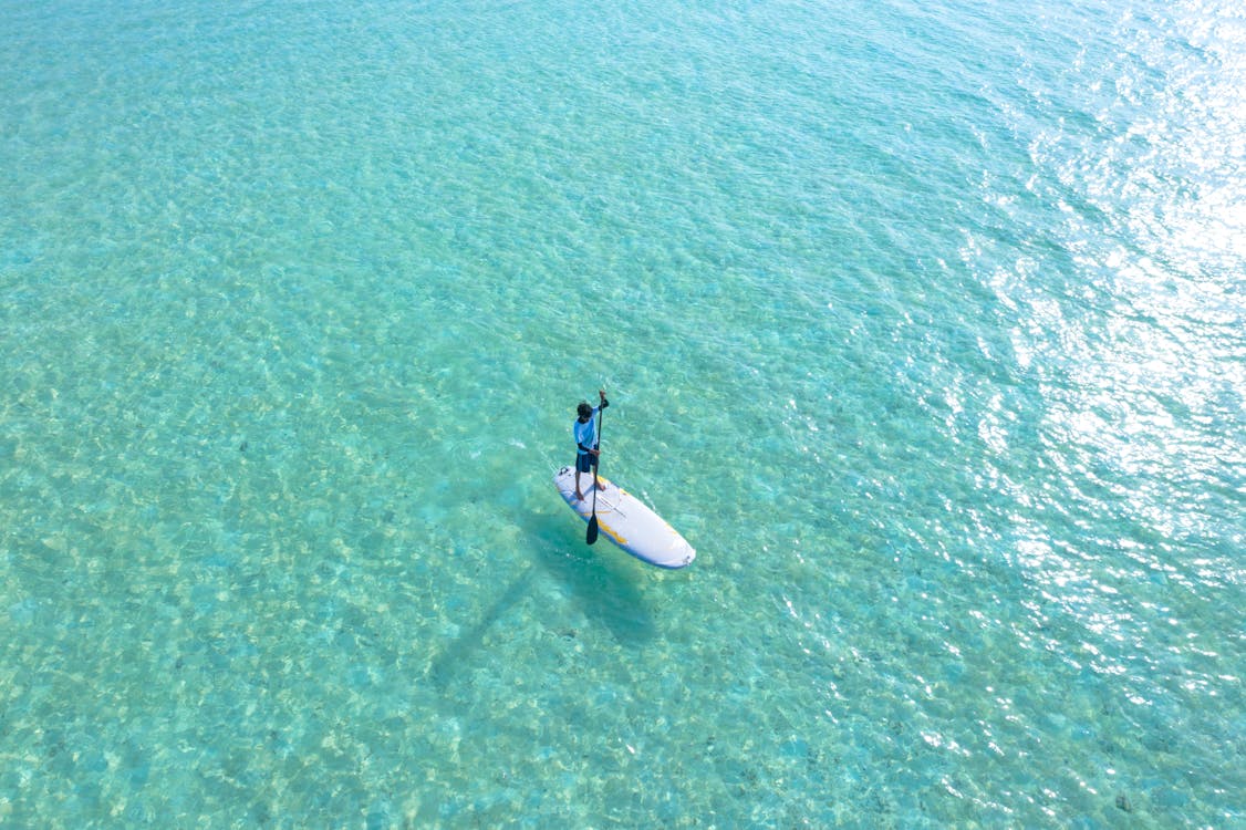 Snorkeling among vibrant coral reefs in Maldives