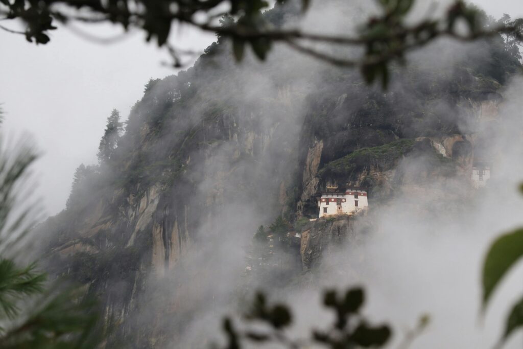 Remote valley with traditional farmhouses - one of the most beautiful Bhutan hidden gems