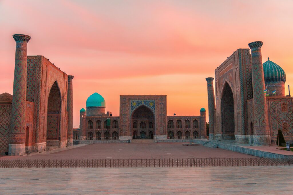 Registan Square in Samarkand - iconic landmark in Uzbekistan travel guide