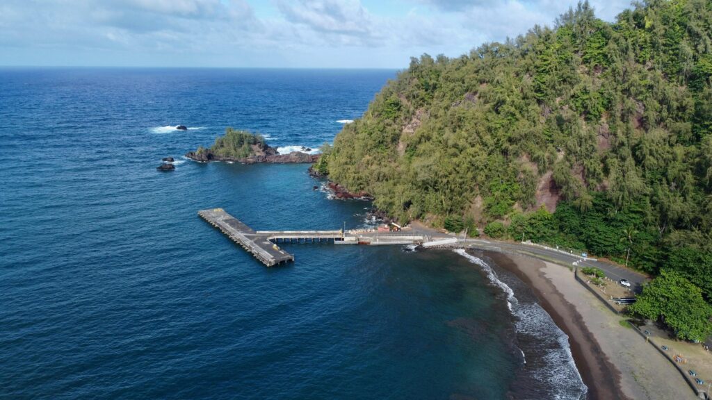 Driving along the scenic Road to Hana, a highlight of Maui