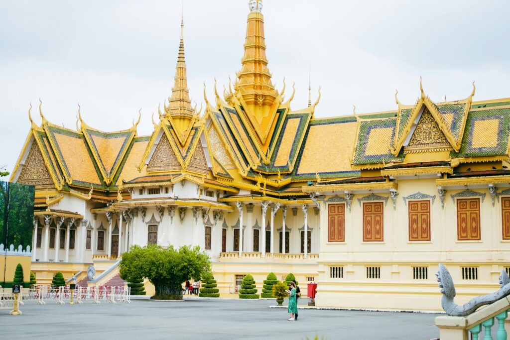 The magnificent Royal Palace, a highlight among the best places to visit in Cambodia's capital