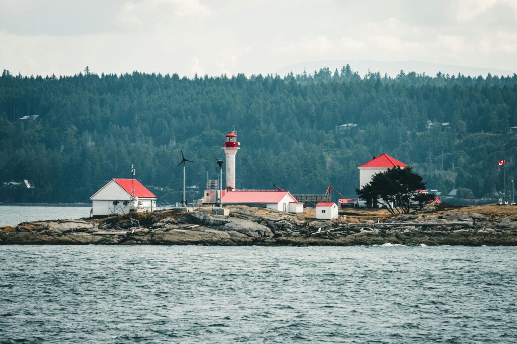 Beautiful Vancouver Island coastline, showcasing its appeal as a May vacation destination