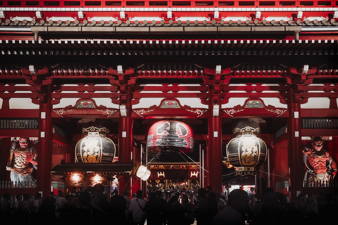 Historic Asakusa district with Senso-ji Temple, one of the best places to stay in Tokyo on a budget