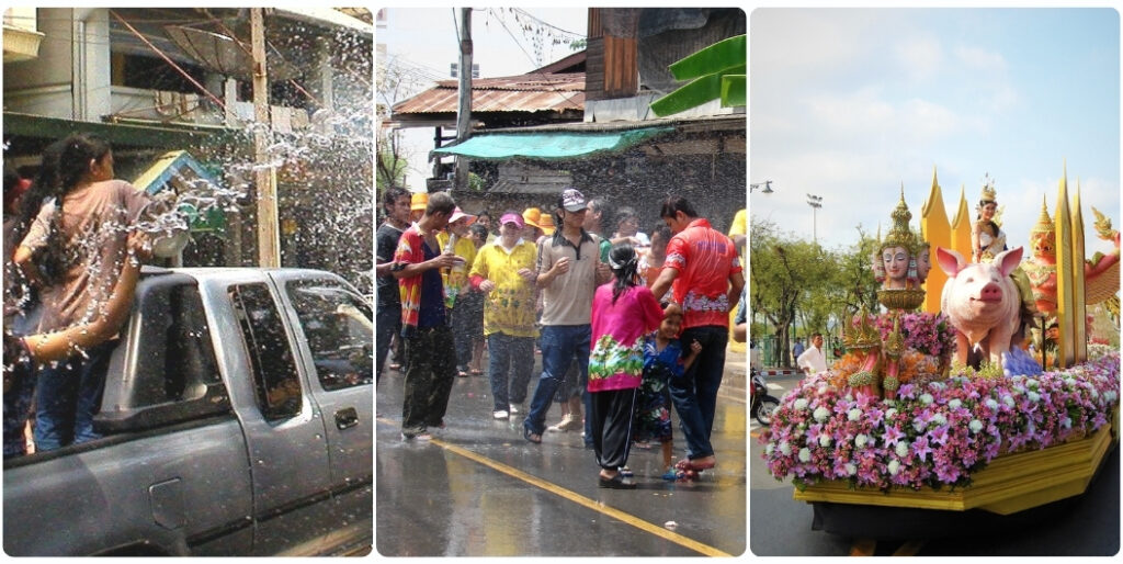 Songkran festival in Thailand