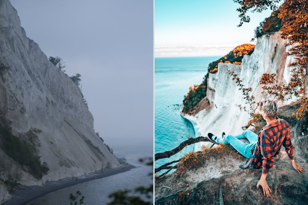 a cliff line that contains evidence of the asteroid impact believed to have caused the extinction of the dinosaurs