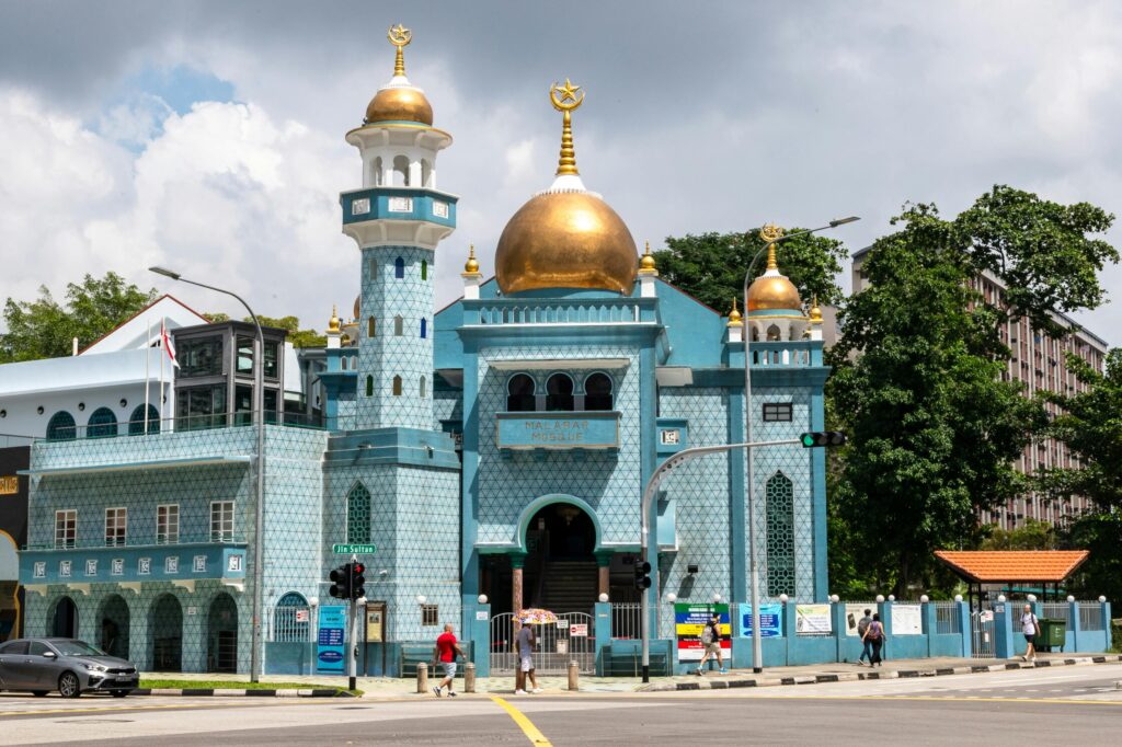 The impressive Sultan Mosque in Kampong Glam, one of the best places to visit in Singapore for Islamic heritage