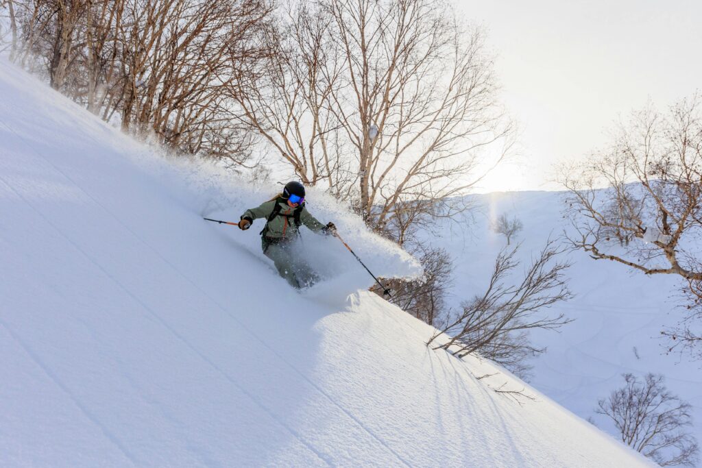 March spring skiing during the best time to ski in Switzerland with sunny conditions