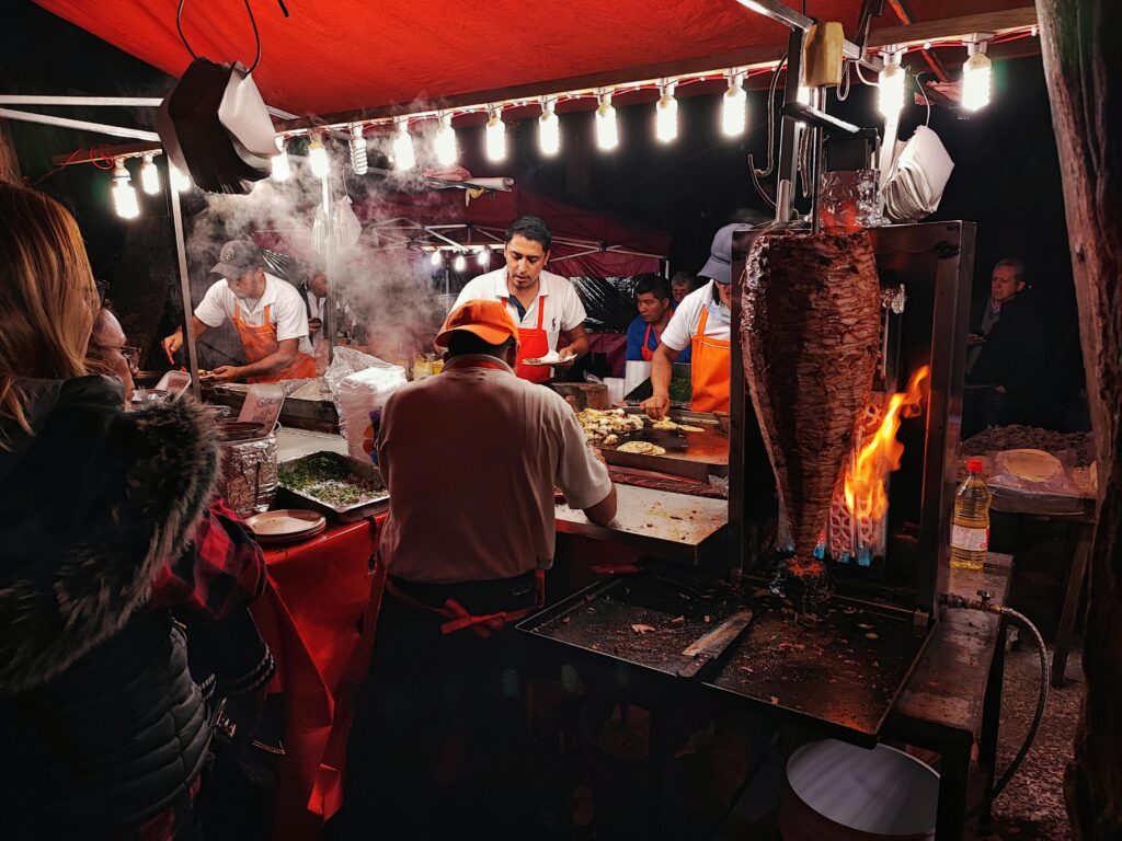 Authentic tacos al pastor in Mexico City - best local foods to try in Mexico