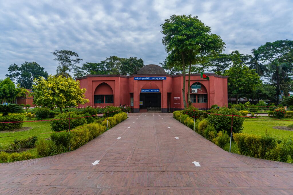 Sixty Dome Mosque in Bagerhat, a UNESCO site among the best places to visit in Bangladesh