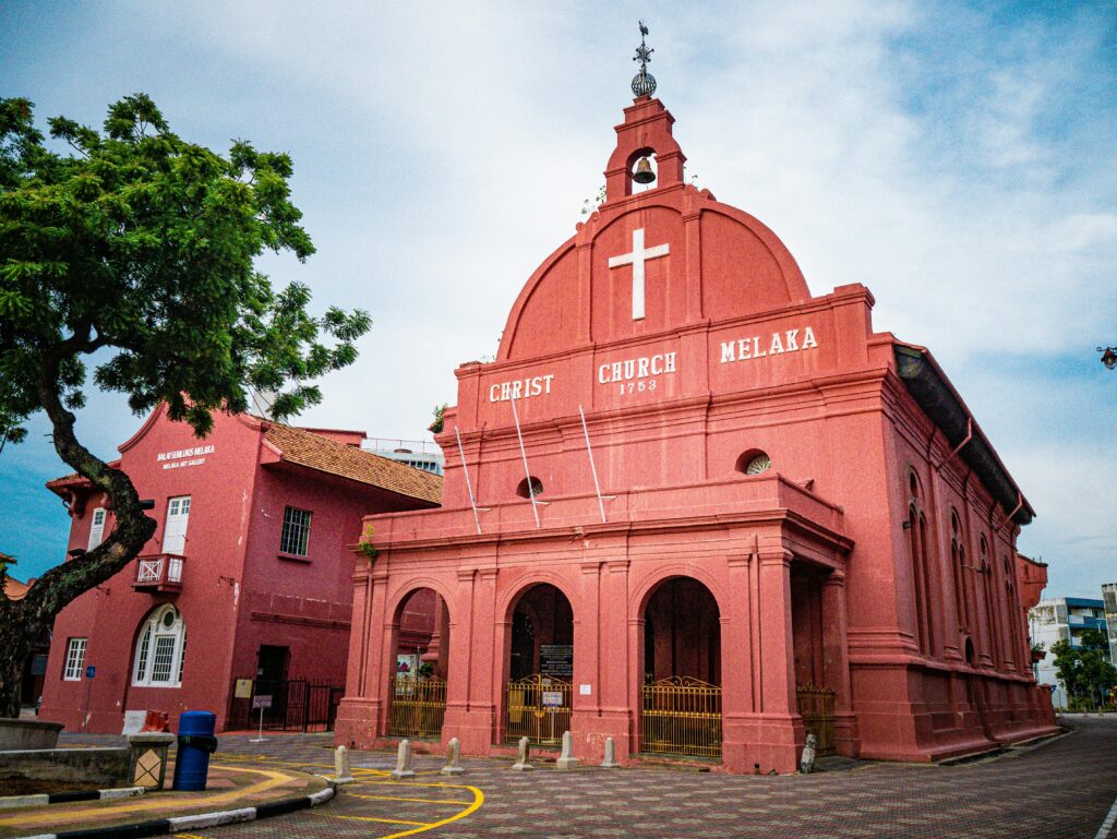 Dutch Square in Melaka, showcasing one of the best places to visit in Malaysia for historical architecture