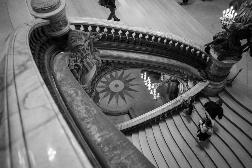 Spiral staircase in Gustave Moreau's studio - best lesser-known museums in Paris