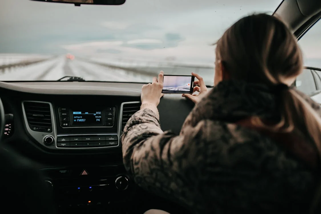 Traveler staying connected with GoHub while exploring best destinations to visit in December