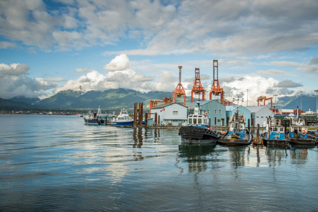 Vancouver skyline with mountain backdrop, one of the best places to visit in Canada for urban-nature balance