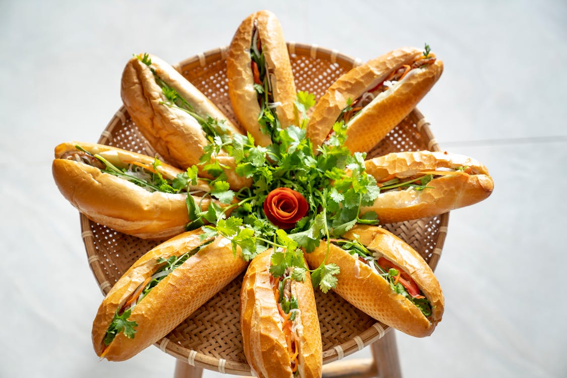 Bánh Mì, a popular Vietnamese sandwich in Hanoi