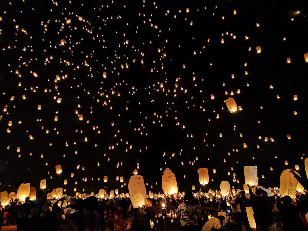 Yi Peng Lantern Festival in Chiang Mai, Thailand - one of the best destinations to visit in November for cultural experiences