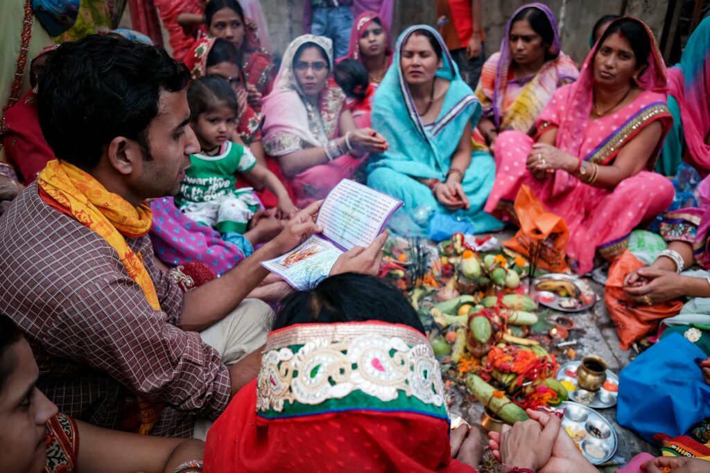 A group of Nepali people