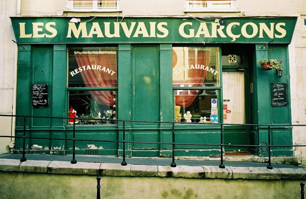 classic parisian food store