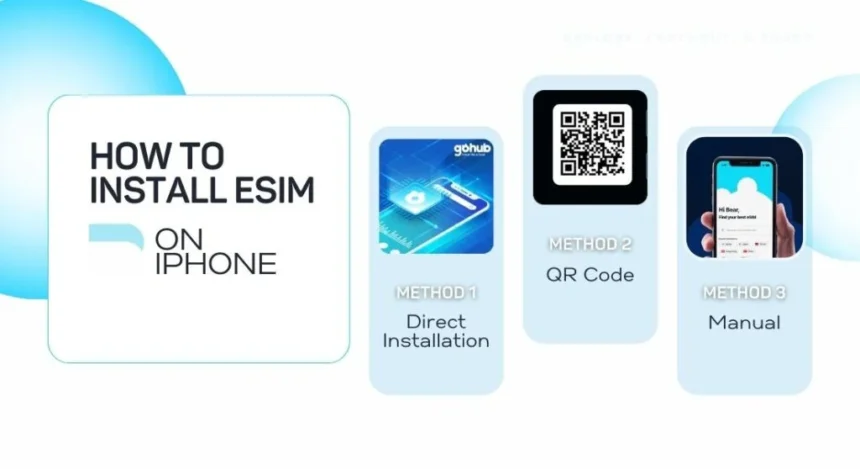 install an eSIM on your iPhone