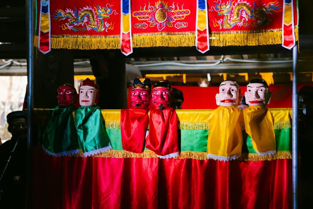 Traditional water puppet show, a cultural experience at one of the best places to visit in Vietnam