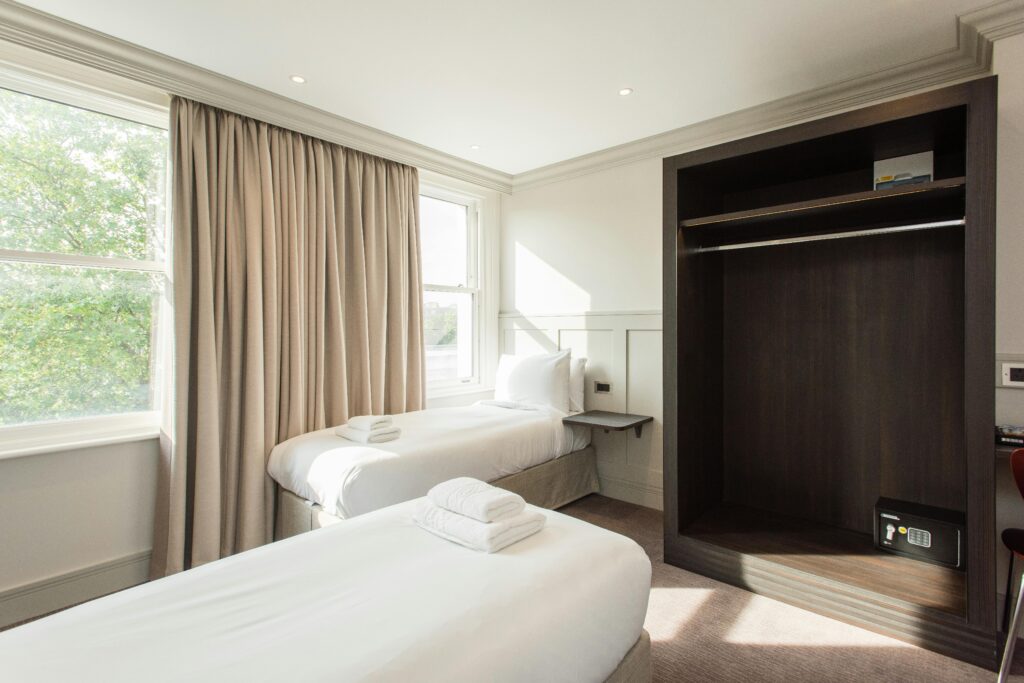 family-friendly accommodations in London, showing spacious rooms in the best places to stay in London for families