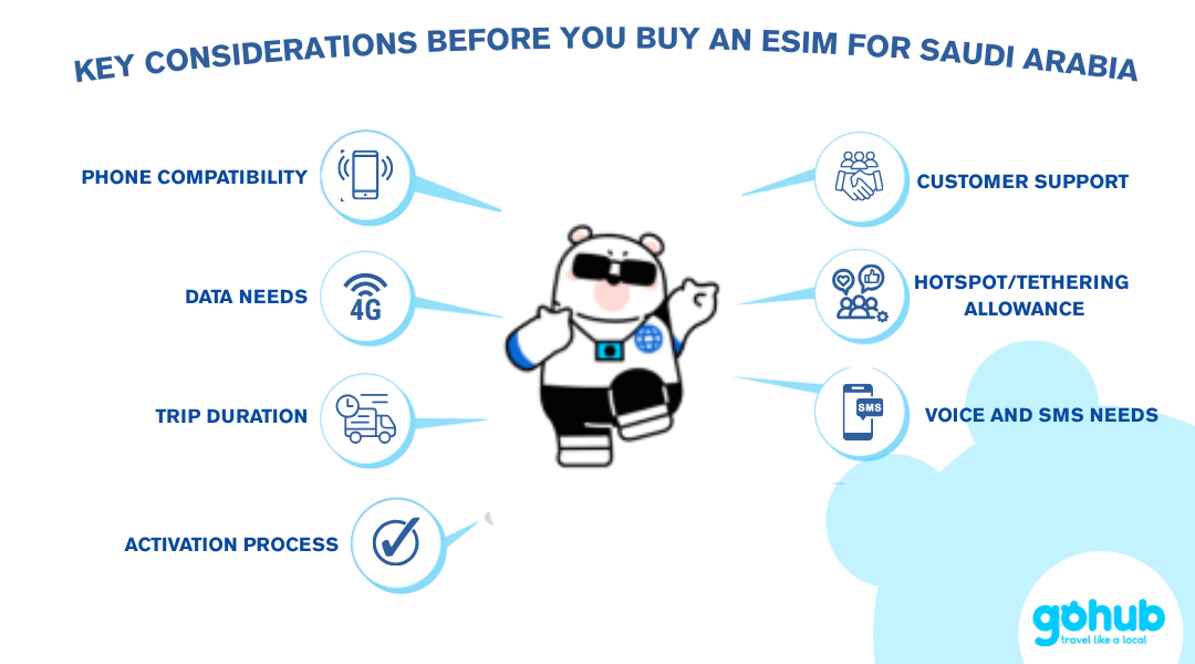 Key Considerations Before You Buy an eSIM for Saudi Arabia
