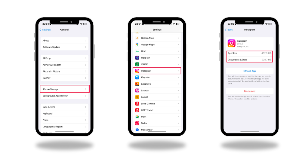 how to check which apps are using data on iphone