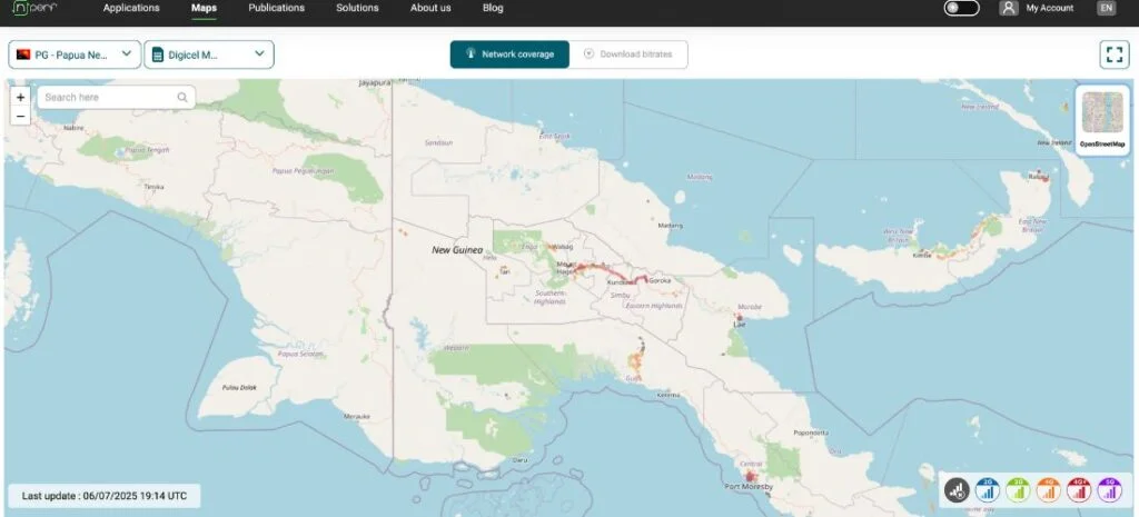 Digicel PNG- the widest 4G coverage in Papua New Guinea.
