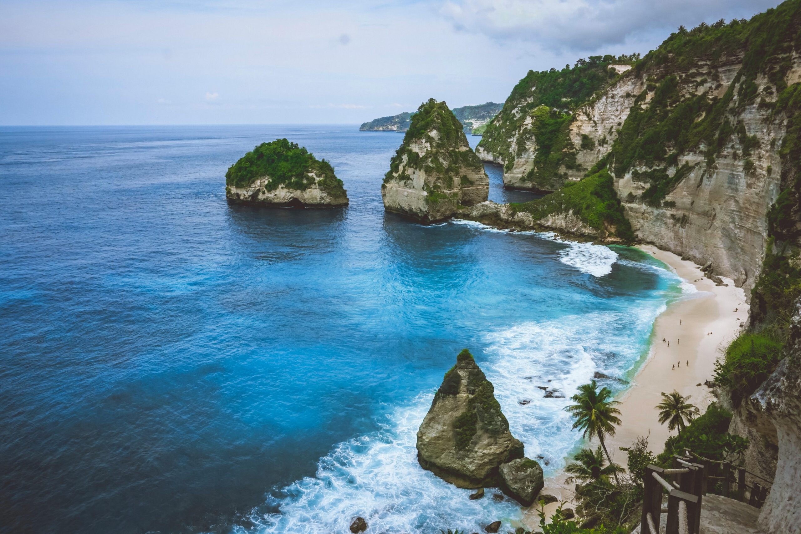Diamond Beach is one of the coolest beaches on the eastern coast of Nusa Penida