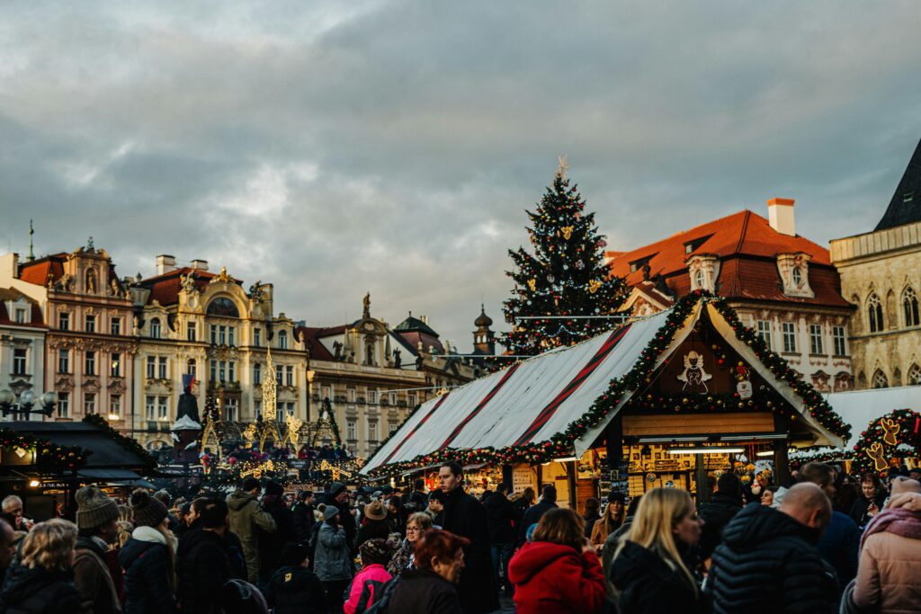 Republic Square is the best places to visit in Czech in December