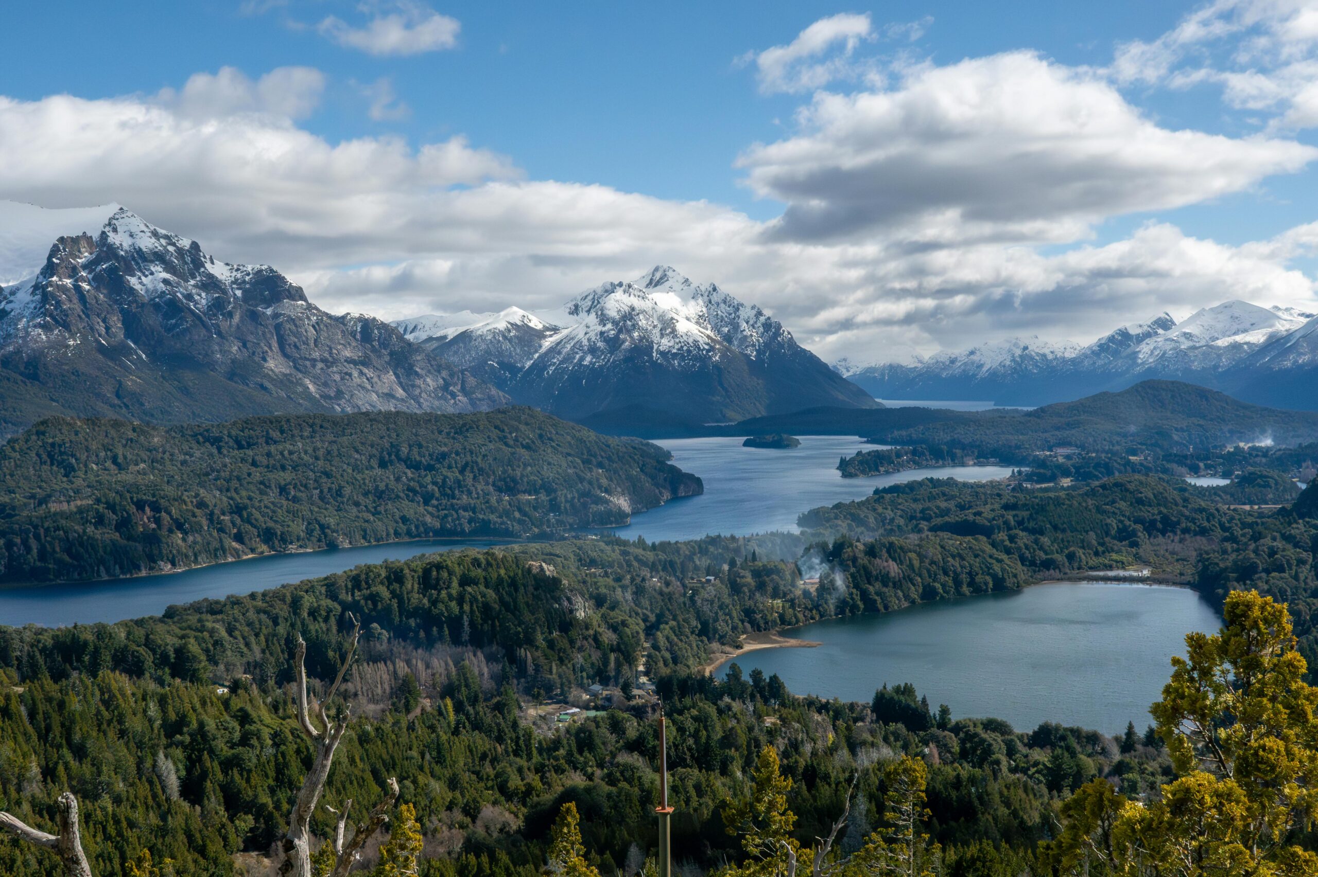 Scenic view of the Seven Lakes route near Bariloche in Argentine Patagonia.