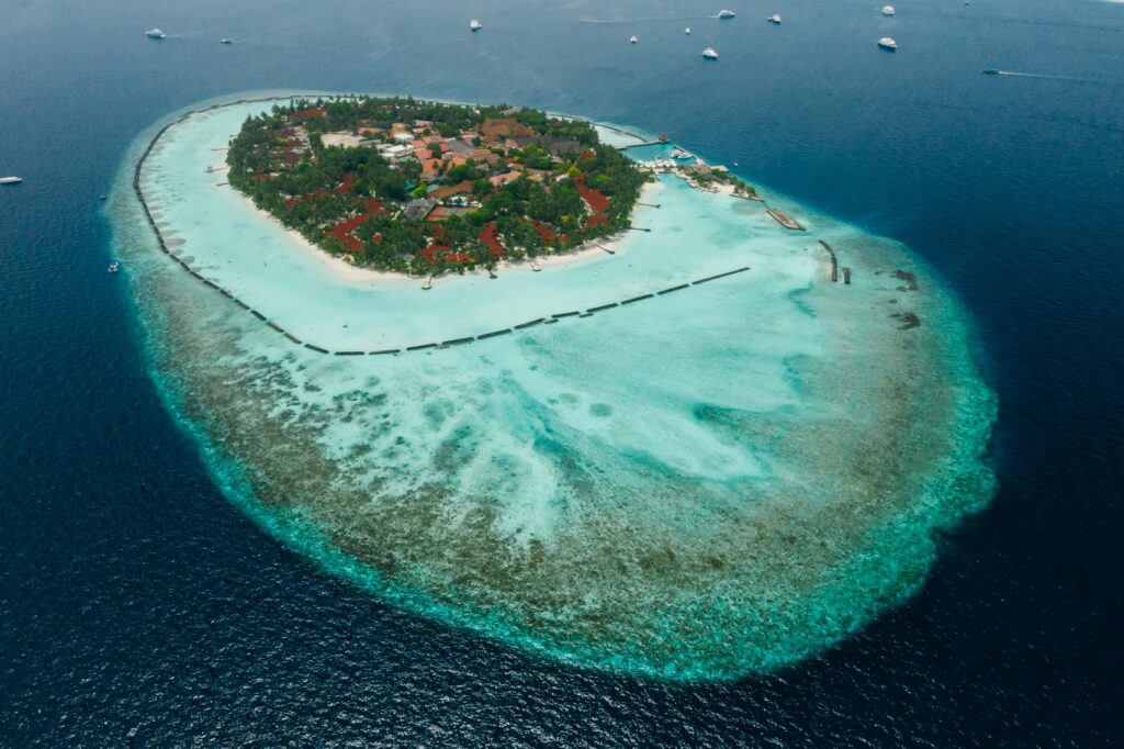 The Maldives is a true paradise of overwater villas and coral reefs