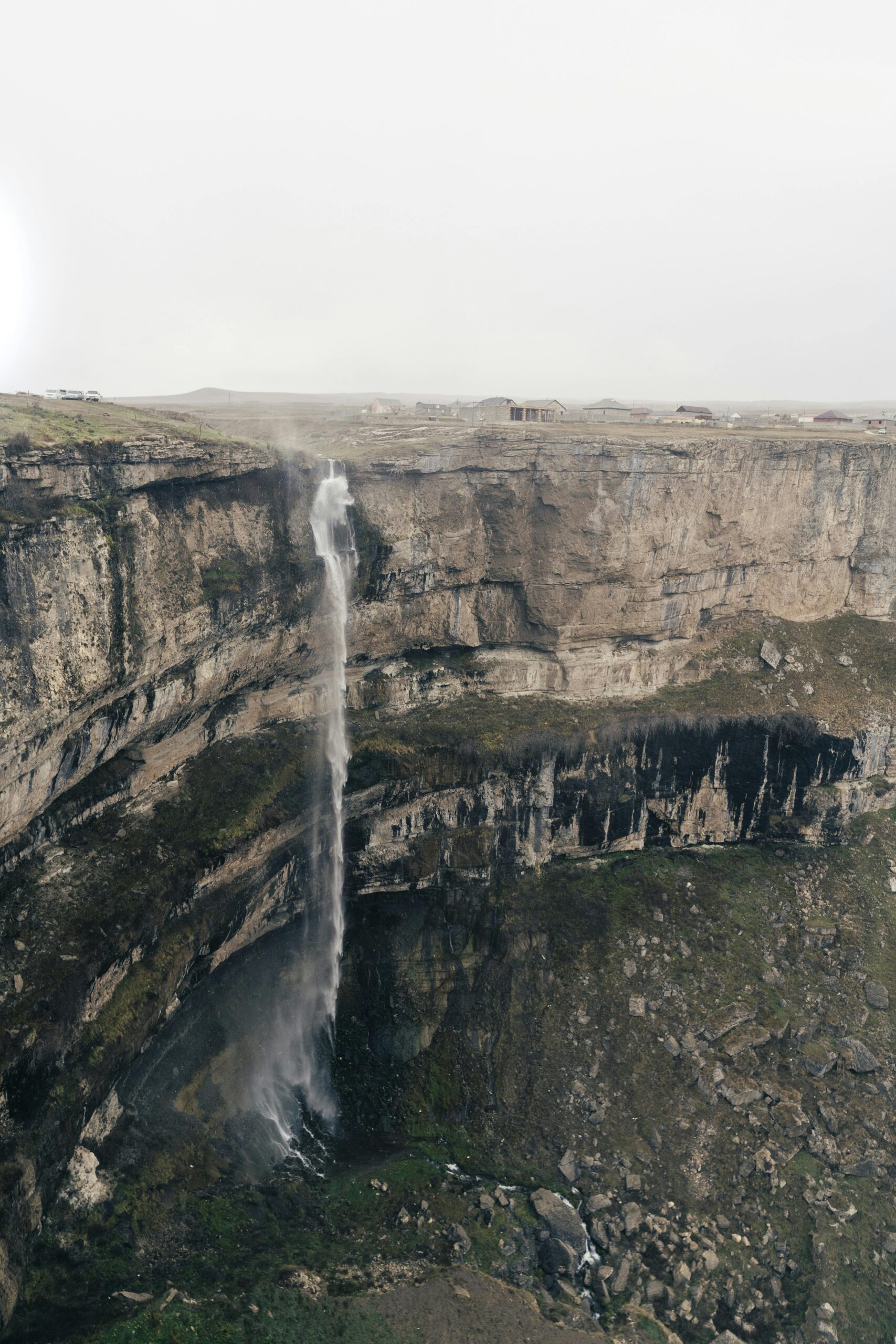 Maletsunyane Falls - the famous spot for tourist in Lesotho