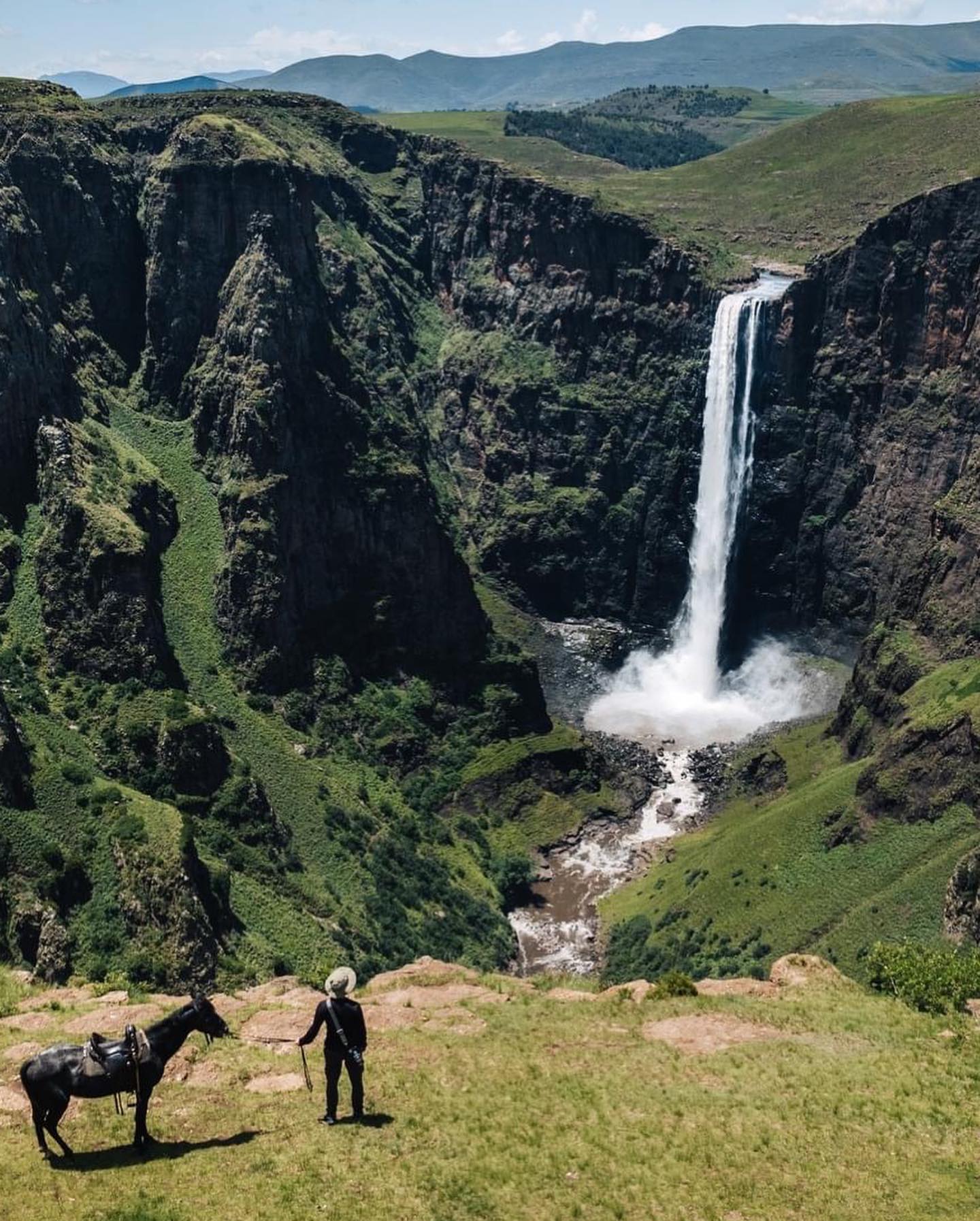 Pony trekking is one of the top activity in Lesotho